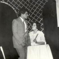 Photograph of the theatrical production, Las vacas gordas