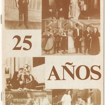 Program for the production, "25 Años" (25 Years)