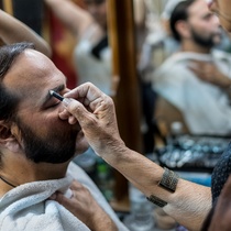 Photographs of the production, "La noche de las tríbadas".