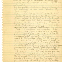 M. I. Fornés handwritten notes on films