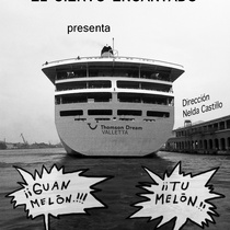 Poster for the theatrical production, ¡Guan melón! ¡Tu melón!