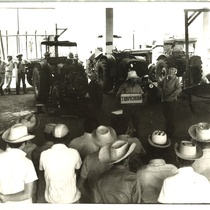 Photographs of Teatro Escambray celebrating the Trimester of Victory