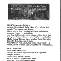 Program for the theatrical production, Las noches del riel de oro