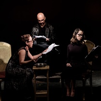 Photograph of the Reading, "Ifigenia Inmóvil"