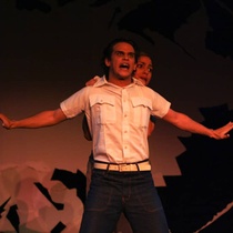 Photographs of the theatrical production, Huevos (19-40)