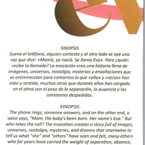 Program for the theatrical production, Eva