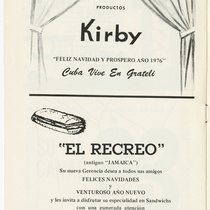 Program for the production, "El dúo de la africana" (The African duo)