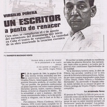 Dainerys Machado Vento, "Virgilio Piñera"