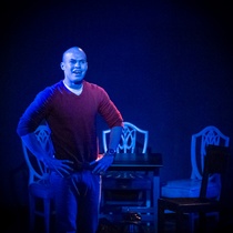 Photographs of the theatrical production, Huevos