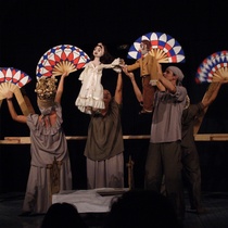 Photograph of the production, "La Virgencita de Bronce"