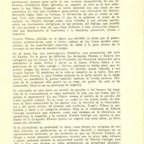 Program for the theatrical production, Electra Garrigó