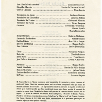 Program for the production, "Cecilia Valdés"