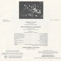 Program for the festival, International Hispanic Theatre Festival / Festival Internacional de Teatro Hispano VII