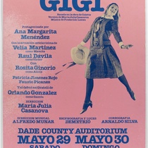 Poster for the production, "Gigi"