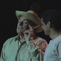 Photographs of the theatrical production, Morir del cuento