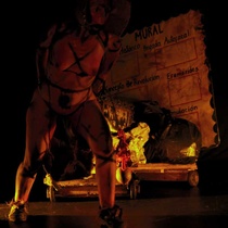 Photograph of the production, "Rapsodia para el mulo"