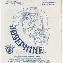 Playbill for the production, "Josephine"