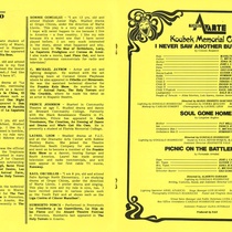 Program for the festival, Festival of Ethnic Theatre of Miami