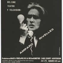 Playbill for the production, "Amparo Rivelles"