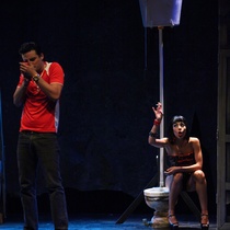 Photograph of a Rehearsal, "Talco, un drama de tocador"