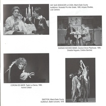 Photographs of the book "Las Mujeres: Hispanic Women in the Performing Arts"