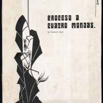 Poster for the production, "Proceso a cuatro monjas"