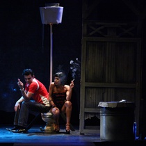 Photograph of a Rehearsal, "Talco, un drama de tocador"