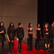 Photographs of the theatrical production, Padre nuestro