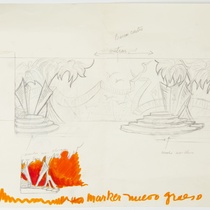 Set design for the production, "Latin Fire"