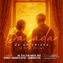 Poster for the theatrical production, Balada de un verano