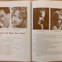 Program for the theatrical production, Le Médecin Malgré Lui and L'Apollon de Marsac