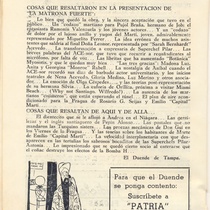 Issue of Magazine Patria (1954)