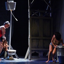 Photograph of the Production, "Talco, un drama de tocador"