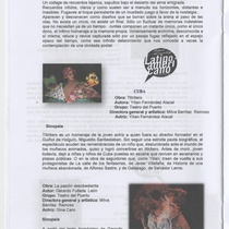 Catalogue for the 3er Festival del Monólogo Latinoamericano