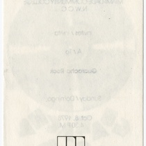 Invitation for the production, "Guaracha Rock"